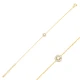 Round Shape Clear CZ Women 925 Sterling Silver Bracelet Round Shape Clear CZ Women 925 Sterling Silver Bracelet
