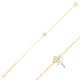 Cross Clear CZ Women 925 Sterling Silver Bracelet