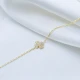 Cross Clear CZ Women 925 Sterling Silver Bracelet