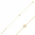Cross Clear CZ Women 925 Sterling Silver Bracelet