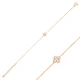 Cross Clear CZ Women 925 Sterling Silver Bracelet