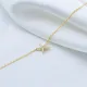 Starfish Clear CZ Women 925 Sterling Silver Bracelet