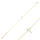 Minimalist Star Clear CZ Women Sterling Silver Bracelet