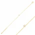 Minimalist Star Clear CZ Women Sterling Silver Bracelet