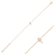 North Star Clear CZ Women 925 Sterling Silver Bracelet
