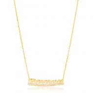 Clear CZ Elephant Animal 925 Sterling Silver Necklace