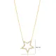 Dainty Star Baguette CZ Stone Charm Necklace Pendant 925 Sterling Silver Jewelry