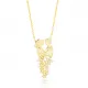 Couble Stars CZ 925 Sterling Silver Necklace Couble Stars CZ 925 Sterling Silver Necklace