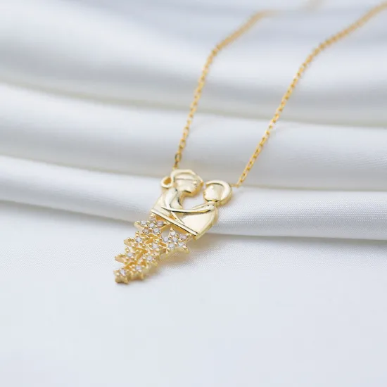 Couble Stars CZ 925 Sterling Silver Necklace Couble Stars CZ 925 Sterling Silver Necklace