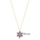 Flower Amethyst 925 Sterling Silver Necklace Flower Amethyst 925 Sterling Silver Necklace