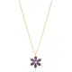 Flower Amethyst 925 Sterling Silver Necklace Flower Amethyst 925 Sterling Silver Necklace