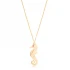 Seahorse Ruby 925 Sterling Silver Necklace