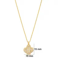 Cactus Clear CZ 925 Sterling Silver Pendant