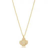 Cactus Clear CZ 925 Sterling Silver Pendant