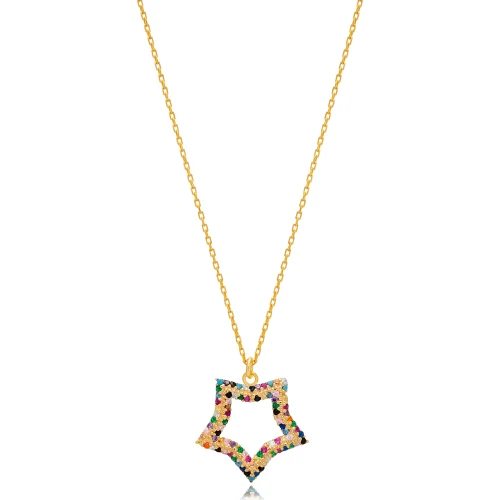 Star Rainbow 925 Sterling Silver Pendant