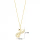 Cat Round Cut Clear CZ 925 Sterling Silver Pendant - Sade 925 Silver Jewelry