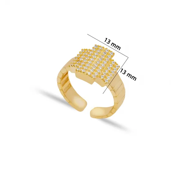 New Fashion Dainty Zircon Stone Women Adjustable Ring Handmade Turkish Wholesale 925 Sterling Silver Jewelry New Fashion Dainty Zircon Stone Women Adjustable Ring Handmade Turkish Wholesale 925 Sterling Silver Jewelry