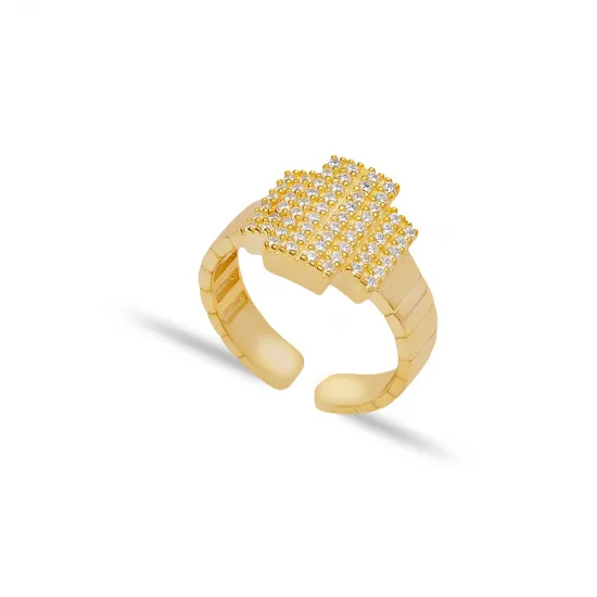 New Fashion Dainty Zircon Stone Women Adjustable Ring Handmade Turkish Wholesale 925 Sterling Silver Jewelry New Fashion Dainty Zircon Stone Women Adjustable Ring Handmade Turkish Wholesale 925 Sterling Silver Jewelry