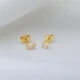 Single Marqupise 925 Sterling Silver Earrings Single Marqupise 925 Sterling Silver Earrings