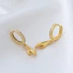 Plain Hand CZ Dangle 925 Sterling Silver Earrings - Sade 925 Silver Jewelry