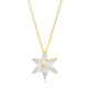 White Flower Pear Shape CZ 925 Sterling Silver Pendant White Flower Pear Shape CZ 925 Sterling Silver Pendant