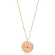Evil Eye In Medallion Ruby 925 Sterling Silver Pendant | 925 Sterling Silver Wholesale | Sade Silver Evil Eye In Medallion Ruby 925 Sterling Silver Pendant - Sade 925 Silver Jewelry