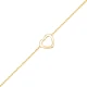 Plain Heart Shape Lovely 925 Sterling Silver Bracelet Plain Heart Shape Lovely 925 Sterling Silver Bracelet