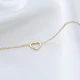Plain Heart Shape Lovely 925 Sterling Silver Bracelet Plain Heart Shape Lovely 925 Sterling Silver Bracelet