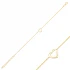 Plain Heart Shape Lovely 925 Sterling Silver Bracelet