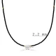 Black Beaded With Pearl 925 Sterling Silver Necklace Black Beaded With Pearl 925 Sterling Silver Necklace