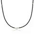 Black Beaded With Pearl 925 Sterling Silver Necklace