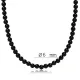 Dainty Black Pearl Design Black Collection Turkish Handmade Necklace 925 Silver Sterling Jewelry
