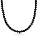 Dainty Black Pearl Design Black Collection Turkish Handmade Necklace 925 Silver Sterling Jewelry