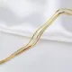 New Triple Snake Chain Woman Sterling Silver Bracelet - Sade 925 Silver Jewelry