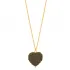 Heart Design Black Zircon Stone Charm Pendant Turkish Handcrafted 925 Sterling Silver Woman Jewelry