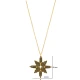 Black CZ Necklace in 925 Sterling Silver
