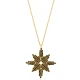 Black CZ Necklace in 925 Sterling Silver