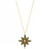 Black CZ Necklace in 925 Sterling Silver