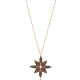 Black CZ Necklace in 925 Sterling Silver