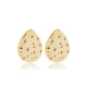 Pear Hammered 925 Sterling Silver Earrings Pear Hammered 925 Sterling Silver Earrings