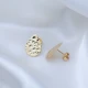 Pear Hammered 925 Sterling Silver Earrings Pear Hammered 925 Sterling Silver Earrings
