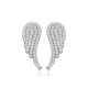 Minimalist Angel Wing 925 Sterling Silver Earrings Minimalist Angel Wing 925 Sterling Silver Earrings