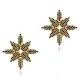 Turkish Black CZ 925 Sterling Silver Earrings Turkish Black CZ 925 Sterling Silver Earrings
