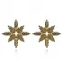 Turkish Black CZ 925 Sterling Silver Earrings