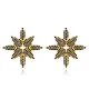 Turkish Black CZ 925 Sterling Silver Earrings Turkish Black CZ 925 Sterling Silver Earrings