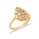 Drop CZ Baguette 925 Sterling Silver Ring Drop CZ Baguette 925 Sterling Silver Ring