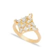 CZ Baguette Geometric Shape Women Sterling Silver Ring