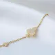 Queen of Spades Design Shiny Zircon Stone Charm Bracelet 925 Sterling Silver Jewelry Queen of Spades Design Shiny Zircon Stone Charm Bracelet 925 Sterling Silver Jewelry