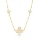 Queen Of Spades Shiny CZ Shaker Woman Silver Necklace Queen Of Spades Shiny CZ Shaker Woman Silver Necklace