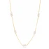 Rectangle Baguette Shaker Woman 925 Silver Necklace